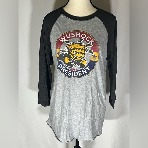 Live And Tell Wichita State Wushock For President T-Shirt - Picture 1 of 8